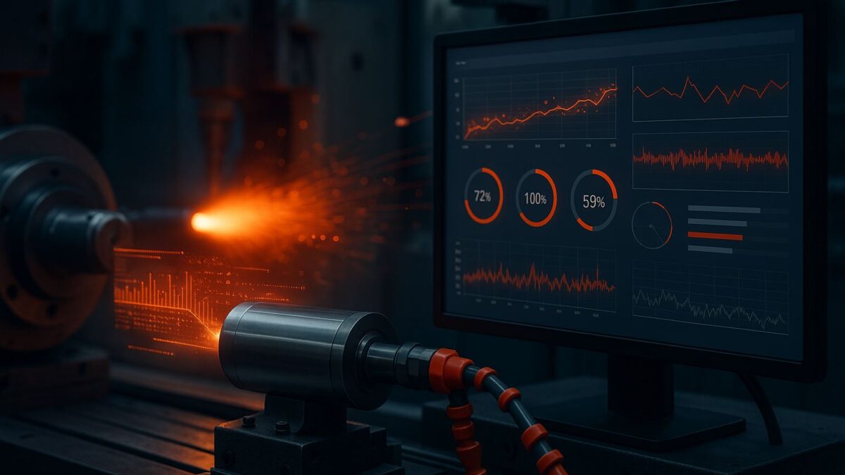Transformasi ke predictive maintenance di pabrik manufaktur untuk melindungi komponen bernilai tinggi dengan pemantauan data real-time