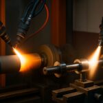 Perbandingan HVOF dan flame spray pada shaft, roller, dan valve industri dengan fokus kinerja coating presisi dan daya tahan tinggi